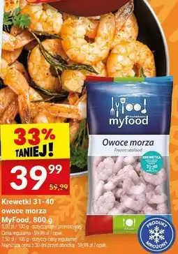 Twój Market Krewetki 31-40 owoce morza MyFood, 800 g oferta