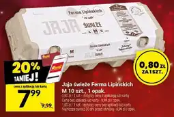 Twój Market Jaja świeże Ferma Lipińskich M 10 szt., 1 opak oferta