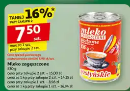 Auchan Mleko zagęszczone Gostyń 530g oferta