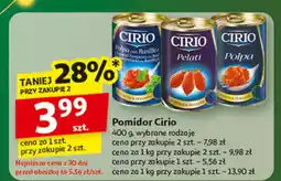 Auchan Pomidor Cirio 400g wybrane rodzaje oferta