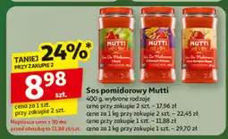 Auchan Sos pomidorowy Mutti 400g wybrane rodzaje oferta