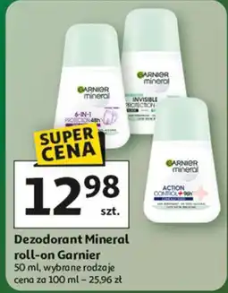 Auchan Dezodorant protection Garnier Mineral Invisible oferta