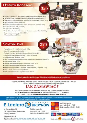 Zestaw w koszu ekstaza konesera