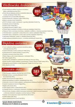 E.Leclerc Zestaw w koszu wedlowska doskonałość E. Wedel oferta