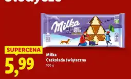 Lidl Czekolada Milka Czekolada świąteczna oferta