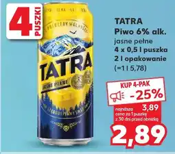 Kaufland Piwo Tatra oferta