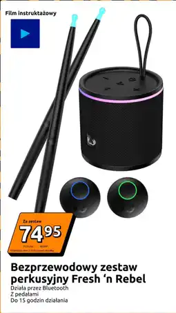 Action Bezprzewodowy zestaw perkusyjny Fresh 'n Rebel oferta