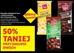 Lidl Wszystkie czekolady Fin Care z całymi orzechami lub nerkowcami oferta