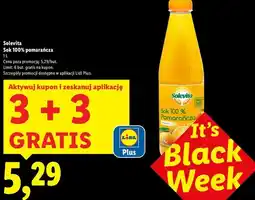 Lidl Solevita Sok 100% pomarańcza oferta