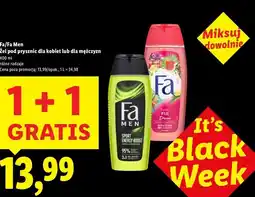 Lidl Fa/Fa Man Żel pod prysznic dla kobiet lub mężczyzn oferta