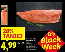 Lidl Łosoś atlantycki filet ze skórą, XXL oferta