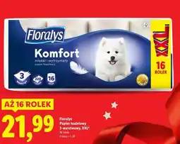 Lidl Floralys Papier toaletowy 3-warstwowy, XXL oferta