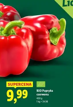 Lidl BIO Papryka czerwona oferta