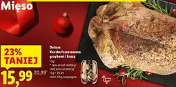 Lidl Deluxe Kaczka faszerowana grzybami i kaszą oferta