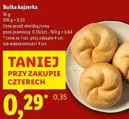 Lidl Bułka kajzerka oferta