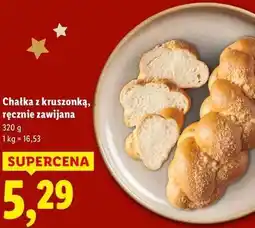 Lidl Chałka z kruszonką ręcznie zawijana oferta