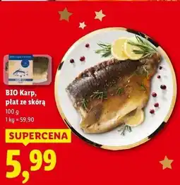 Lidl BIO Karp, płat ze skórą oferta