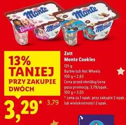 Lidl Zott Monte Cookies oferta