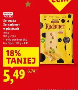 Lidl Serenada Ser rada mer w plastrach oferta