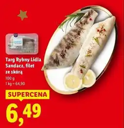 Lidl Targ Rybny Lidla Sandacz, filet ze skórą oferta