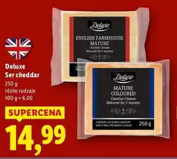 Lidl Deluxe Ser cheddar oferta