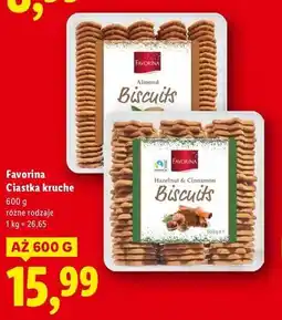 Lidl Favorina Ciastka kruche oferta