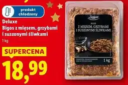Lidl Deluxe Bigos z mięsem, grzybami i suszonymi śliwkami oferta