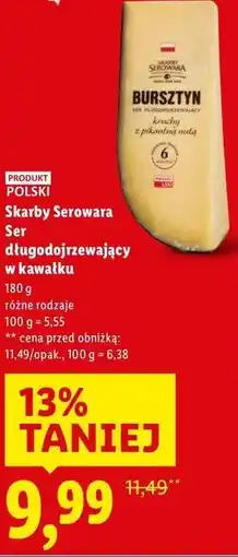 Lidl Skarby Serowara Ser długodojrzewający w kawałku oferta