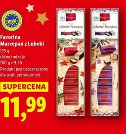 Lidl Favorina Marcepan z Lubeki oferta