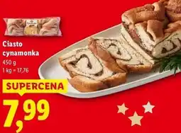 Lidl Ciasto cynamonka oferta