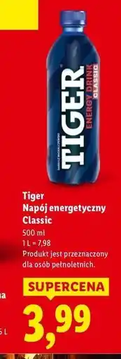 Lidl Tiger Napój energetyczny Classic oferta