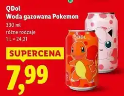 Lidl QDel Woda gazowana Pokemon oferta