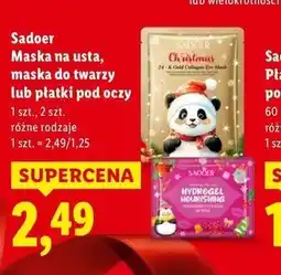 Lidl Sadoer Maska na usta, maska do twarzy lub płatki pod oczy oferta