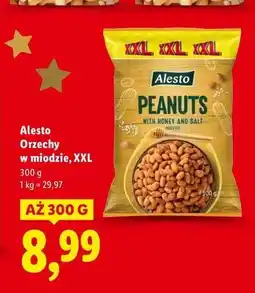 Lidl Alesto Orzechy w miodzie, XXL oferta
