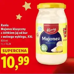 Lidl Kania Majonez klasyczny z żółtkiem jej od kur z wolnego wybiegu,, XXL oferta
