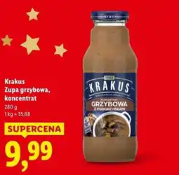 Lidl Krakus Zupa grzybowa, koncentrat oferta