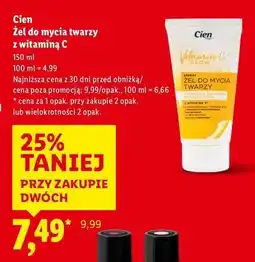 Lidl Cień Żel do mycia twarzy z witaminą C oferta