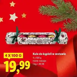 Lidl Kule do kąpieli w zestawie oferta