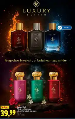 Lidl Luxuury Eliksir Woda perfumowana dla kobiet lub dla mężczyzn oferta