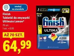 Lidl Finish tabletki do zmywarki Ultimate Lemon oferta