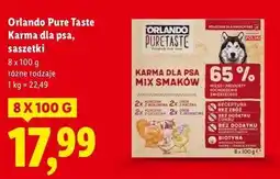 Lidl Orlando Pure Taste karma dla psa,. saszetki oferta