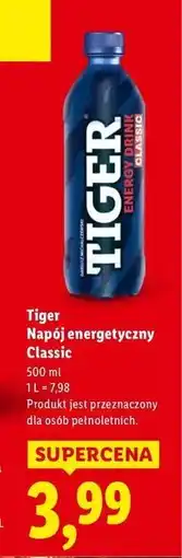 Lidl Napój original Tiger Energy Drink oferta