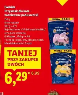 Lidl Coshida Przysmak dla kota - nadziewane poduszeczki oferta