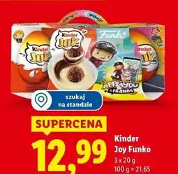 Lidl Jajko z niespodzianką funco Kinder Joy oferta