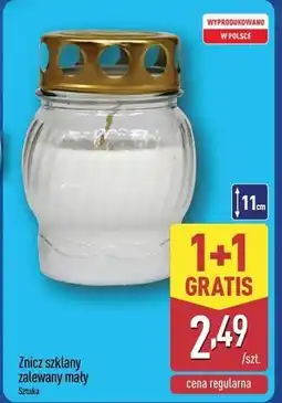 ALDI Znicz szklany 11 cm oferta