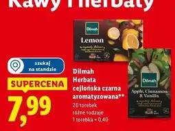 Lidl Herbata apple cinnamon & vanilla Dilmah oferta