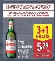 ALDI Piwo Budweiser oferta