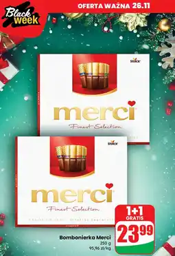 Dino Bombonierka czerwona Storck Merci oferta