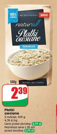 Dino Płatki owsiane górskie Naturall oferta