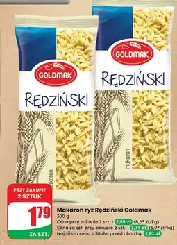 Dino Makaron ryż rędzińsk Goldmak oferta